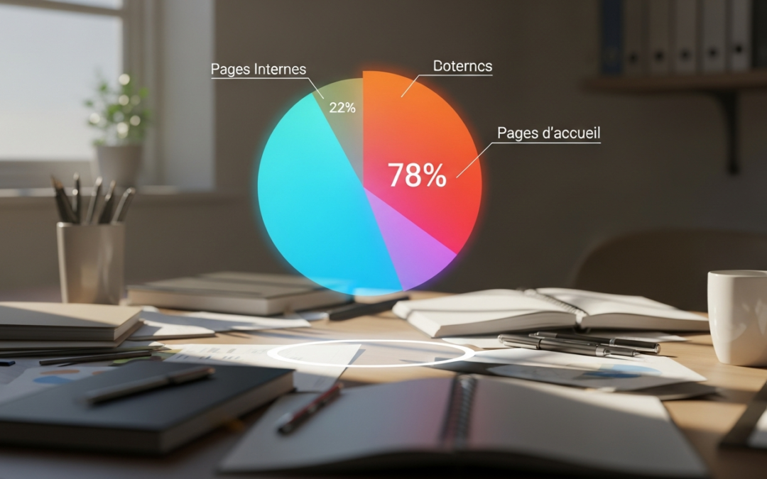 Graphique camembert trafic web