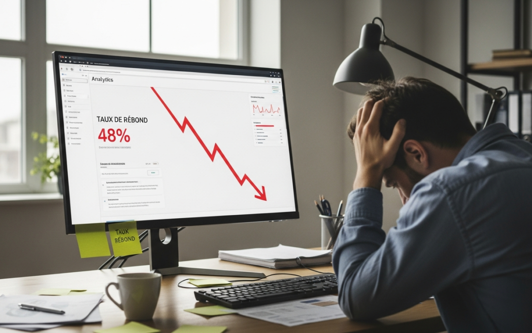 Taux de rebond mis en évidence