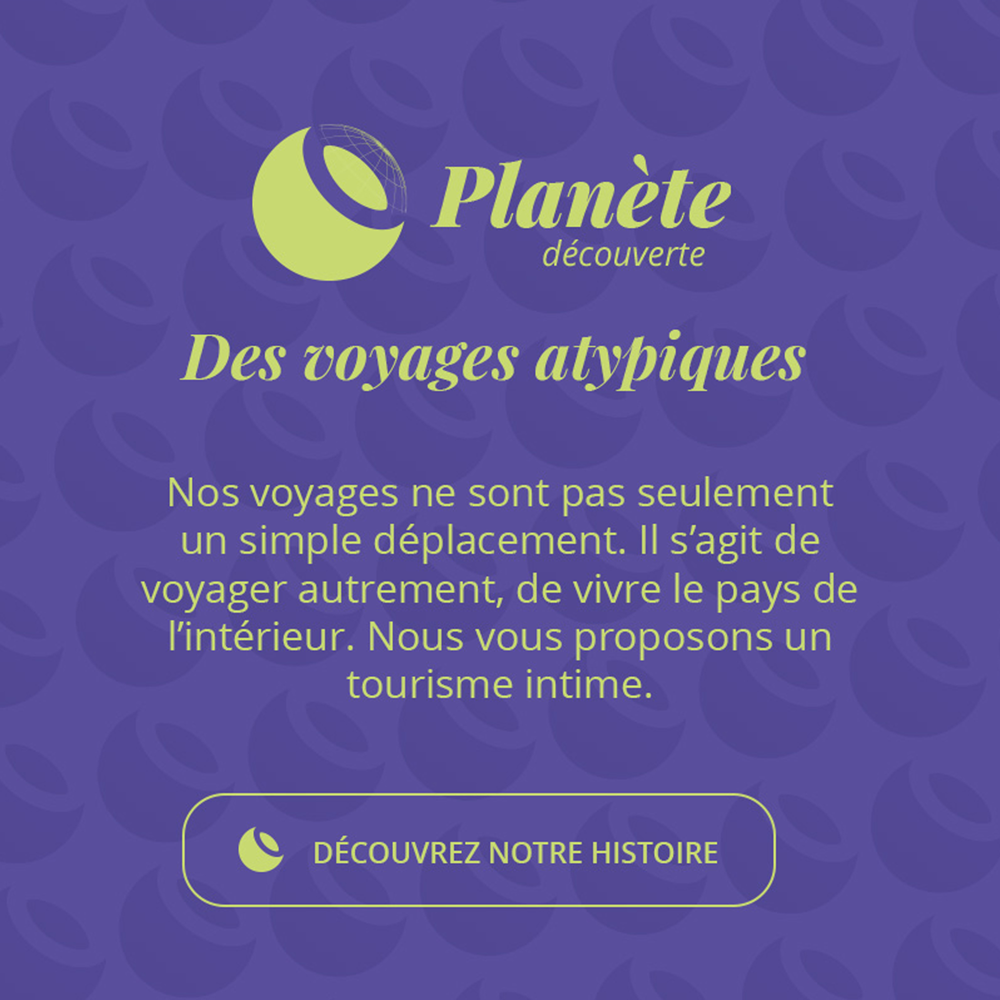 Référence Seconde Peau : Refonte site web Planète découverte 2026