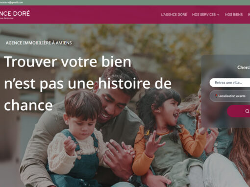 L'Agence Doré — site web et identité visuelle