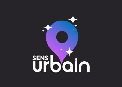 Sens Urbain : création de logo et webdesign pour application de cartographie sensorielle