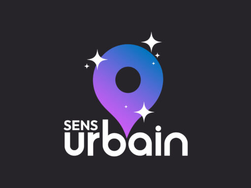 Sens Urbain : création de logo et webdesign pour application de cartographie sensorielle